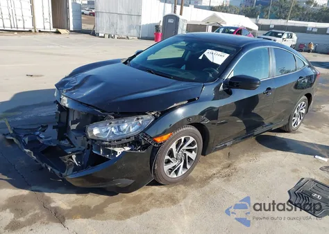 2017 Honda Civic Ex from USA, damaged, VIN 2HGFC2F72HH558085